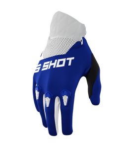 Shot Gloves Burst Blue