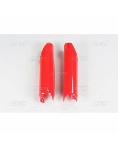 UFO Fork slider protectors CR125-500 98-,CRF250/450 Red 070