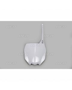 UFO Front numberplate YZF250 19- / YZ450F 18- White 046