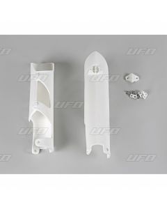UFO Fork slider protectors KTM125- EXC 08-,SX/SXF 07-14 White 047