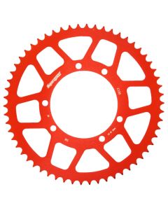Supersprox Rear Sprocket, Red, 58 hammasta (420), Ø100mm, Fantic 50cc (27-1097-58-2)