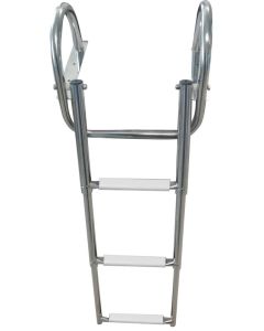 Osculati 3-step (white) telescopic ladder w/handles Marine - M49-546-03