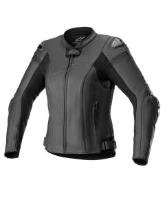Alpinestars Leather jacket Woman Missile v2 Black/Black