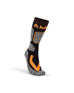 AMOQ Socks Black-Orange