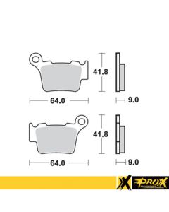ProX Rear Brake Pad KTM125/150/200/250/300/350/450/525/530 - 37.202302