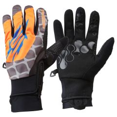 Sweep Freeride 2.1 Snowmobile gloves, grey/orange/blue