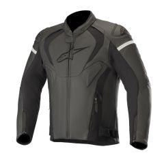 Alpinestars Leather jacket Jaws v3 Black/Black