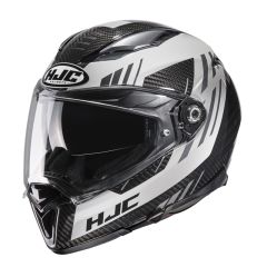 HJC Helmet F70 Carbon Kesta Black/Grey MC5