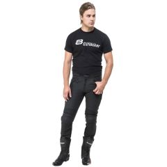 Sweep Cage leather pant