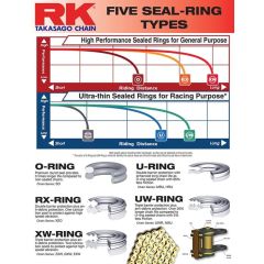 RK GB520XRU UW-ringchain (Only for Racing -1000cc) (GB520XRU-124+CLFZ)