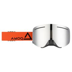 AMOQ Vision Vent+ Magnetic Goggles Orange-Black - Silver Mirror