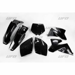 UFO Plastic kit 5-parts Black KTM SX 125-520 2T/4T 2000