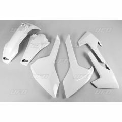 UFO Plastic kit 4-parts HVA TE/FE 125-501 2017-19 White 041