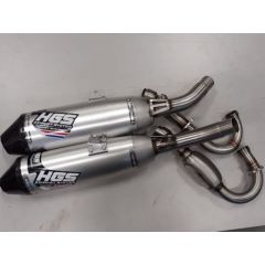 HGS Exhaust system 4T Complete set CRF250 18-21, twin Silencer