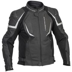 Lindstrands Leather/textile jacket Sanden Black