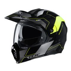 HJC Helmet C80 Roxy Black/Fluo Yellow MC4H