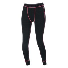 AMOQ 100% Merino W's Base Layer Pants Gray/Pink