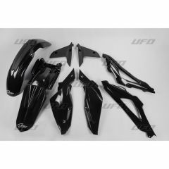UFO Plastic kit 5-parts Black HVA 4-stroke TC 08-10 no,TC250-09