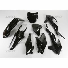 UFO Plastic kit 5-parts KTM SX85 18- Black 001