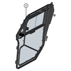 DFK Door assembly Right Can-Am Maverick Trail