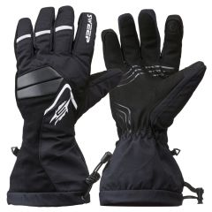 Sweep Scout Snowmobile gloves, black/white