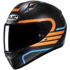 HJC Helmet C10 Lito Black/Orange/Blue MC2SF