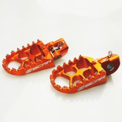 Scar Evolution Footpegs -Ktm/Husq. Orange color (S5511OR)