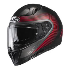 HJC Helmet i70 Surf Black/Red MC1SF