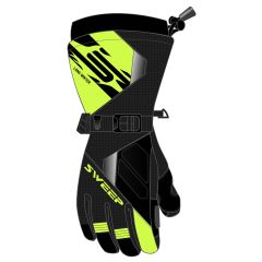 Sweep Outpost Snowmobile gloves, black/neon yellow