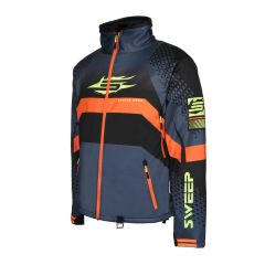 Sweep Missile RX snowmobile jacket, black/grey/orange/n.yellow