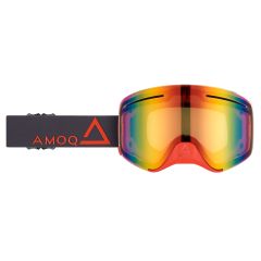 AMOQ Vision Vent+ Magnetic Goggles Grey-Red - Red Mirror
