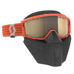 Scott Goggle Primal Safari Facemask LS orange/grey light sensitive bronze ch