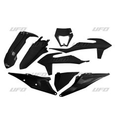 UFO Plastic kit 6-parts Black 001 KTM EXC/EXC-F 125-500 20-
