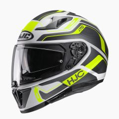 HJC Helmet i70 Lonex White/Yellow MC3HSF