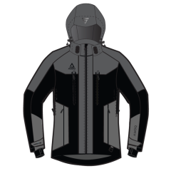 AMOQ Aspect Jacket Dk Grey/Black