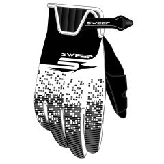 Sweep NXT ladies neoprene glove, black/white