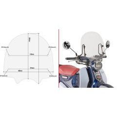 Givi Specific fitting kit for 1168A Honda Super Cub C125 (18) (A1168A)