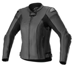 Alpinestars Leather jacket Woman Missile v2 Black/Black