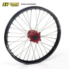 Haan wheel CR/CRF250/450 95- 21-1,60 RED HUB/A60 RIM/RED NIPPLES/BLACK SPOKES