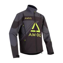 AMOQ Snowcross Jacket YOUTH Black/Dk Grey/HiVis