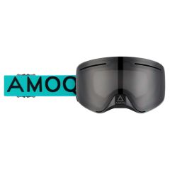 AMOQ Vision Vent+ Magnetic Goggles Turqoise/Black - Smoke