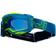 Just1 Goggle Nerve Frontier Teal Yellow Fluo Mirror Light Blue Lens