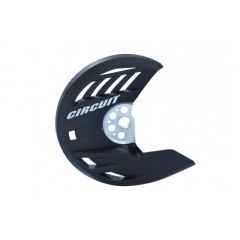 Circuit front brakedisc protector carbon/white text