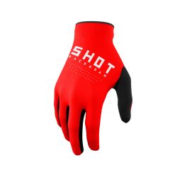 Shot Gloves Kids Raw Red