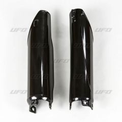 UFO Fork slider protectors CR125-500 91-,CRF250/450 Black 001