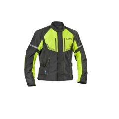Lindstrands textile jacket Lomsen Black/HV yellow