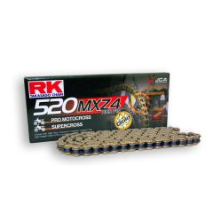 RK GB520MXZ4 Offroad Chain Gold +CL (Connect.link) (GB520MXZ4-120+CL)