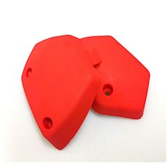 Sweep elbow slider for leathersuit, red, pair