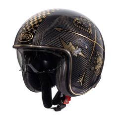 Premier Helmet Vintage Evo Carbon NX Gold Chrom