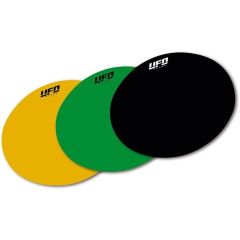 UFO Oval sticker for plates veteran 1pcs Fits UFO no-plate 8046-8049 Black